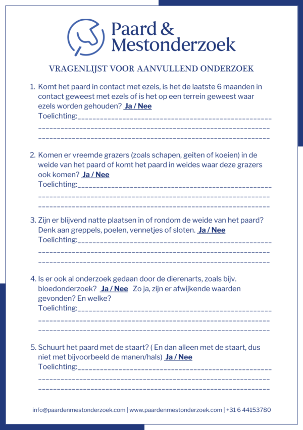 Standaard + Aanvullend longwormonderzoek - Afbeelding 2