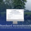 Standaard Mestonderzoek excl. retourkosten